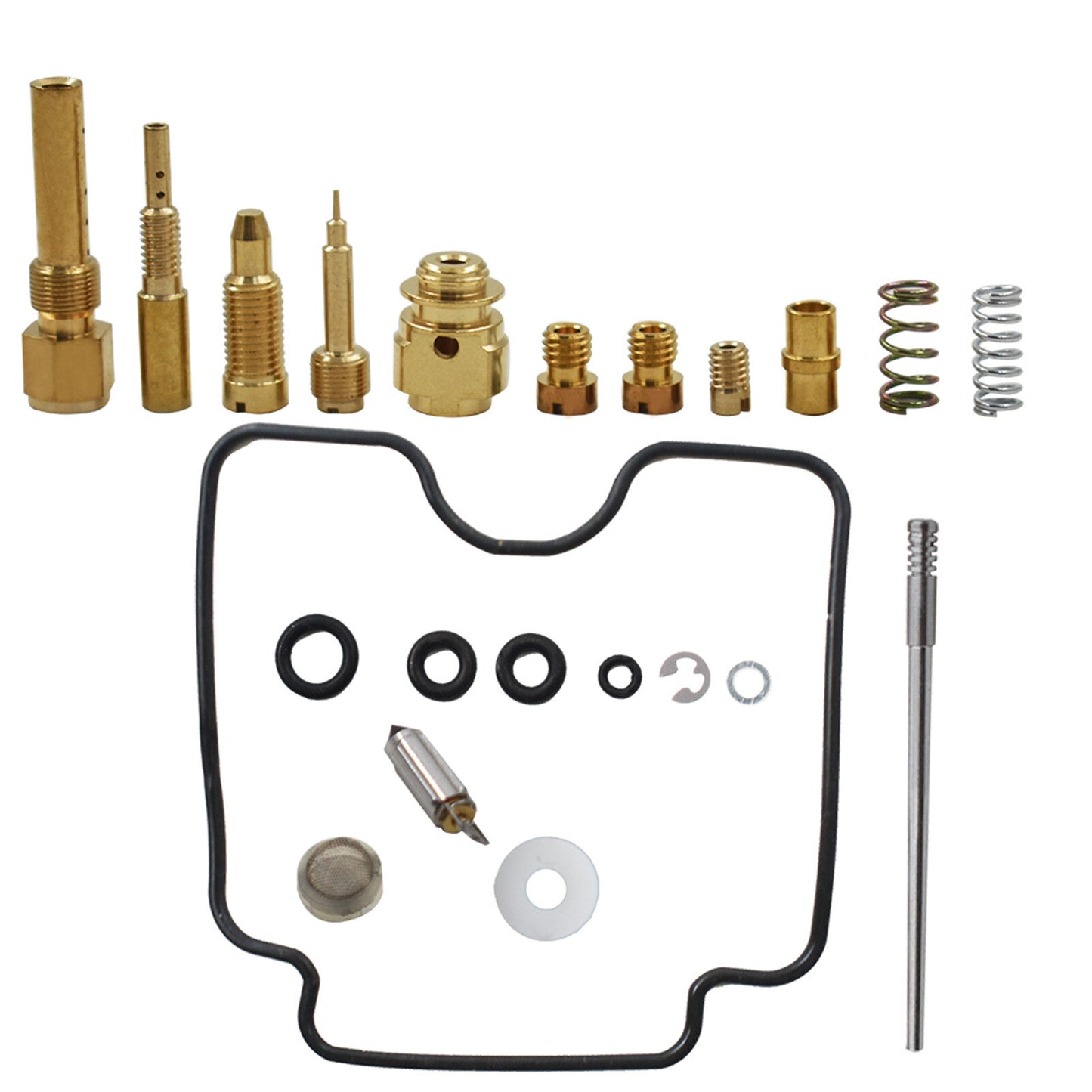 Carburetor Carb Rebuild Repair Kit Fits for Yamaha Grizzly 660 4x4 2002-2005 YFM660FW