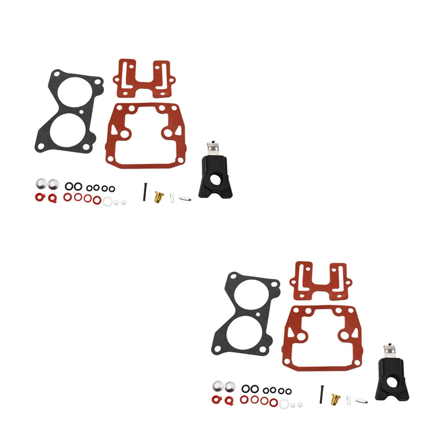 2 X Carburetor Carb Rebuild Repair Kits Replacement for V4 85 90 100 115 125 140 HP 439076