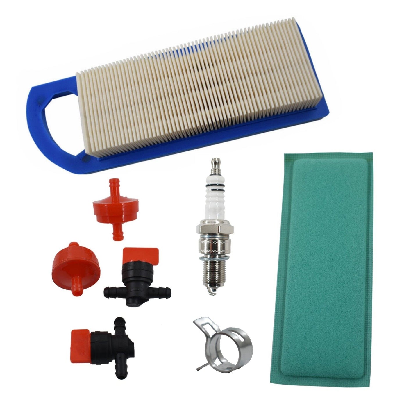 697014 697153 Air Filter Kit Replacement for Briggs & Stratton Replacement for Craftsman Lt1000 Intek 15-18.5 HP