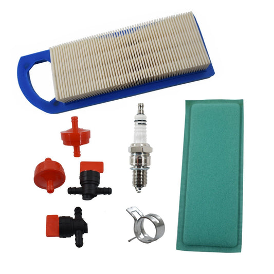 697014 697153 Air Filter Kit Replacement for Briggs & Stratton Replacement for Craftsman Lt1000 Intek 15-18.5 HP