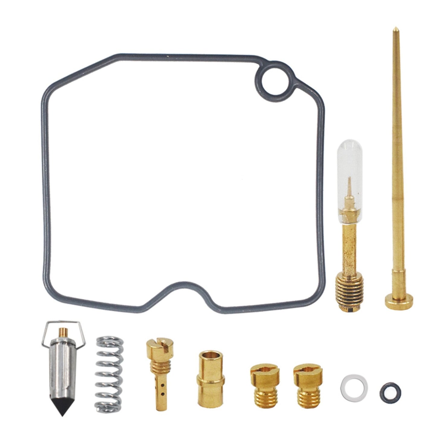 Carb Carburetor Rebuild Repair Kit Fits for Kawasaki KLF400 Bayou 1996 1997 1998 1999