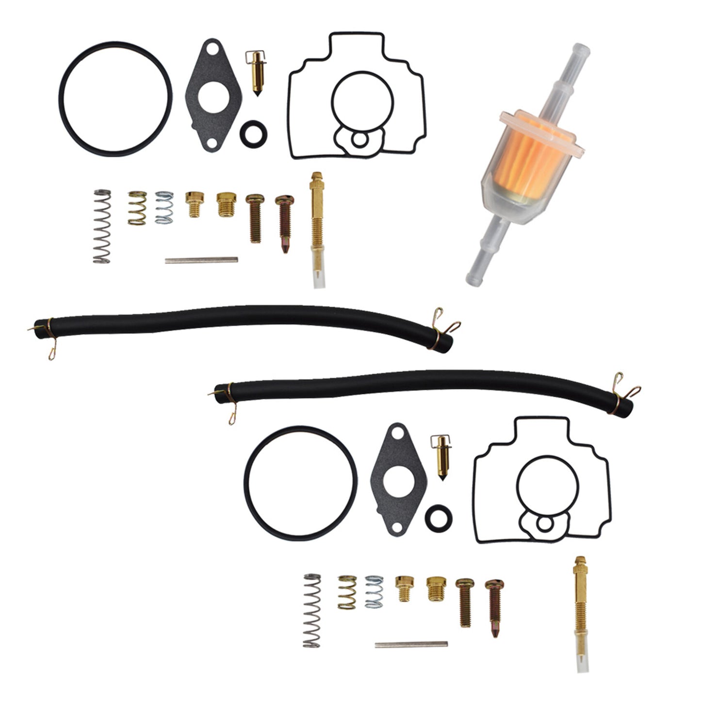 New Carburetor Rebuild Kit Fit for John Deere Mower 345 425 445 - FD620 FD620D Carb MIA11386 MIA12362 AM118872