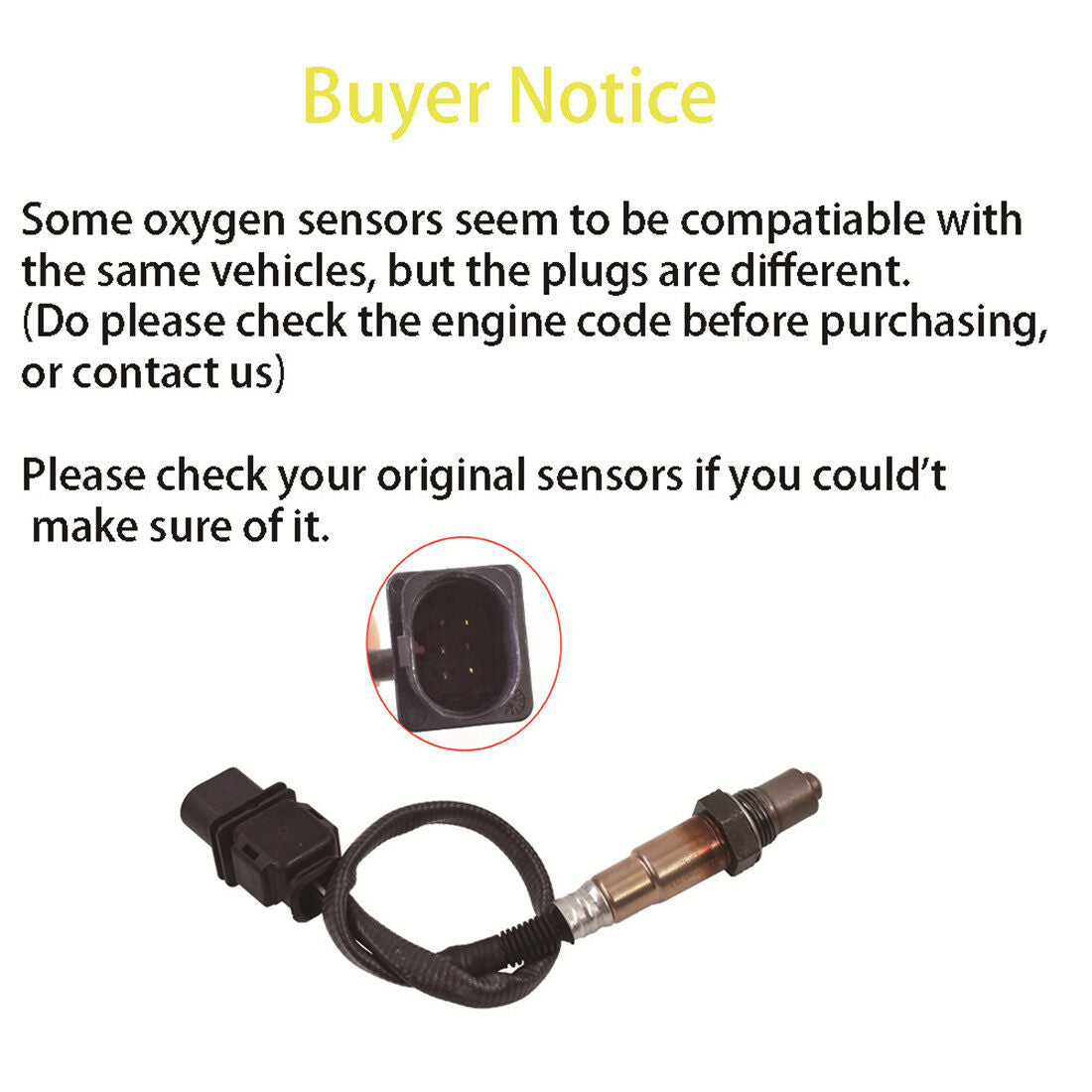 ALL-CARB Air Fuel Ratio Sensor Replacement for 2007-2010 Mini Cooper R55 R56 R57 1.6L 11787590713 11787560957