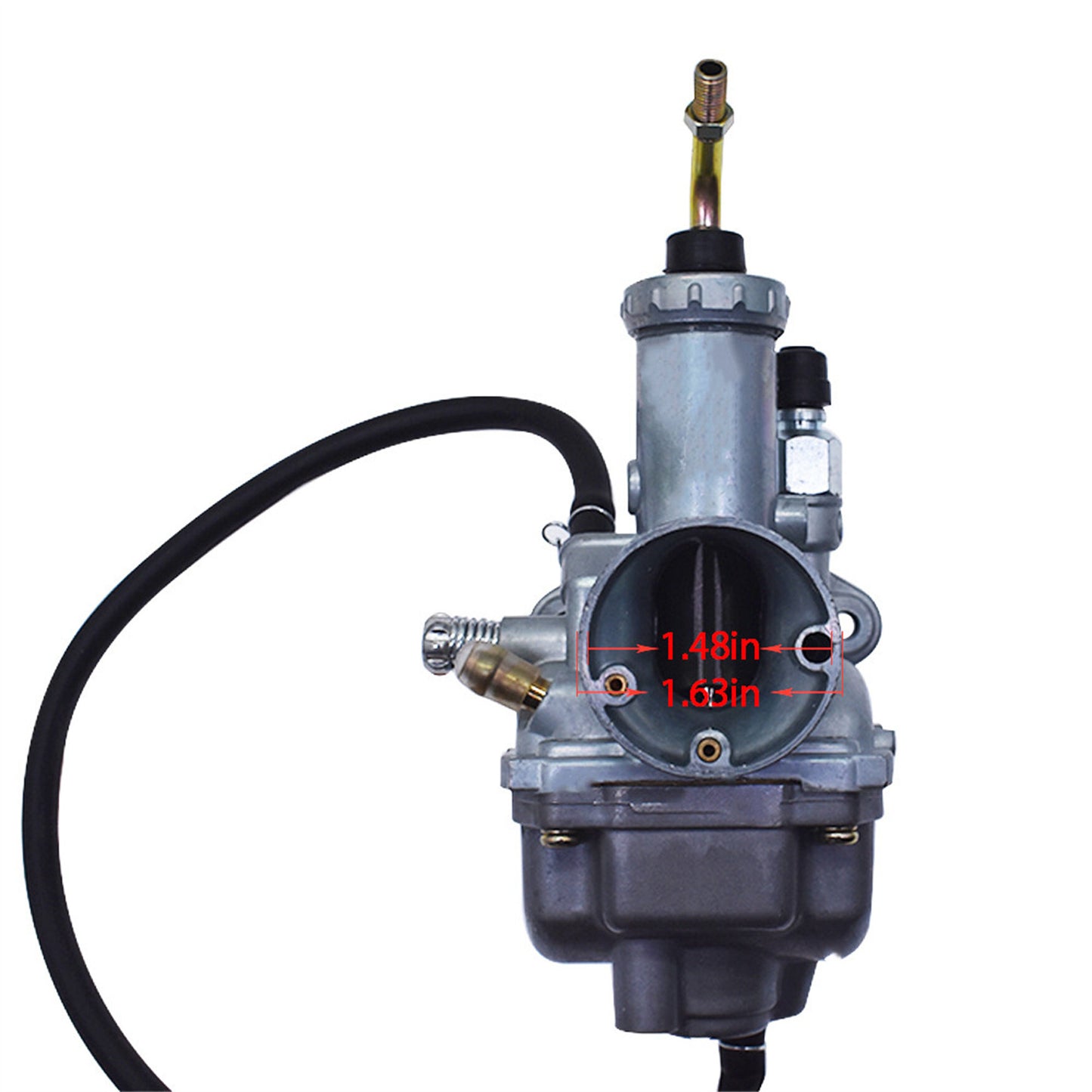 Carburetor Carb with Intake Boot Replacement for Yamaha Moto 4 YFM225 1986-1988