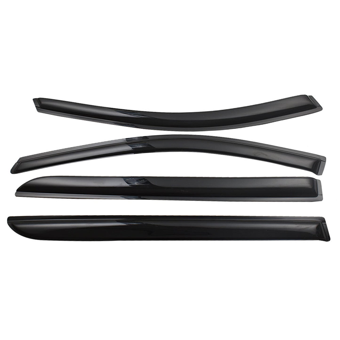 ALL-CARB Window Vent Visors Shade Sun Rain Wind Guards Deflectors Cover Acrylic Replacement for Honda Odyssey 2005-2007 Outside 4 Pieces Black