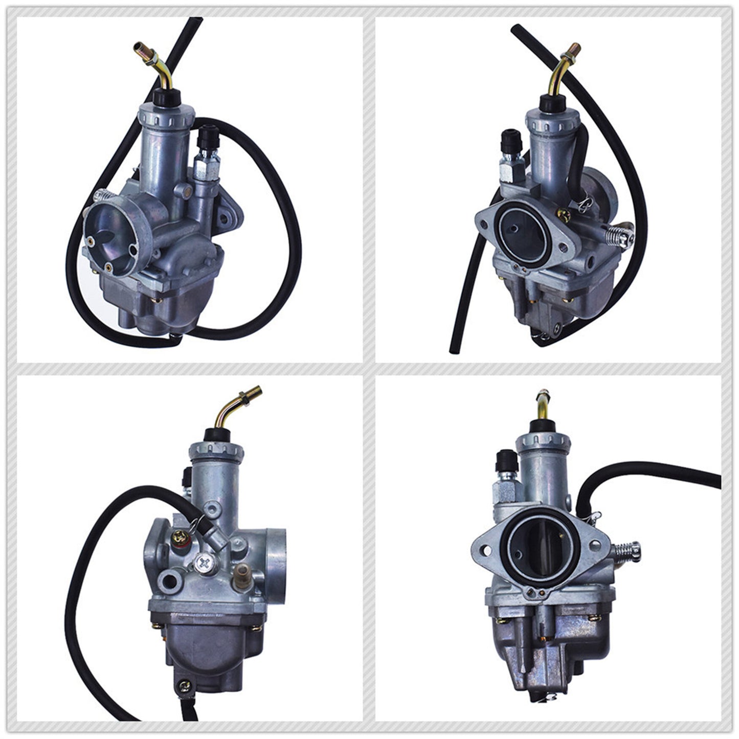 Carburetor Carb with Intake Boot Replacement for Yamaha Moto 4 YFM225 1986-1988