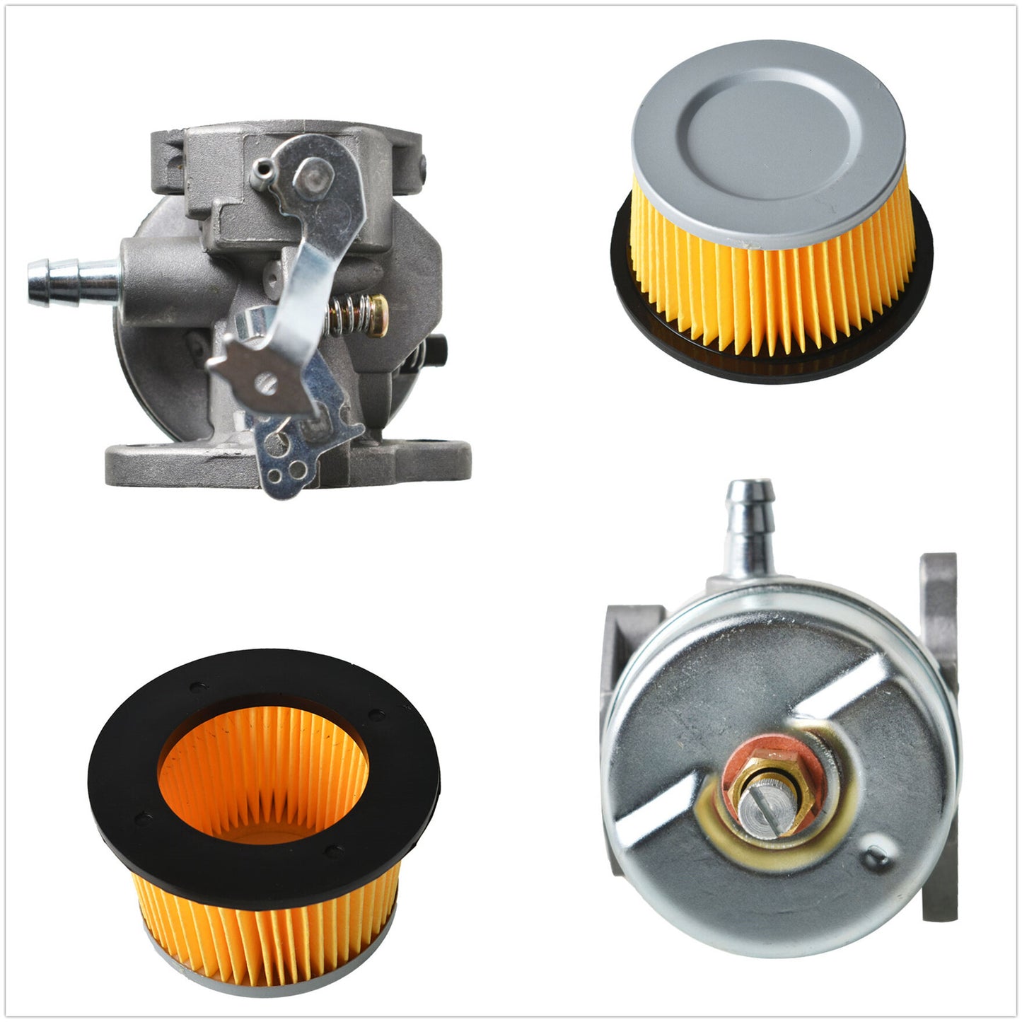 ALL-CARB 632272 Carburetor with Air Filter Clean Jet Spark Plug Kit Replacement for Tecumseh H30 H50 H60 HH60 632230 632272 Engine