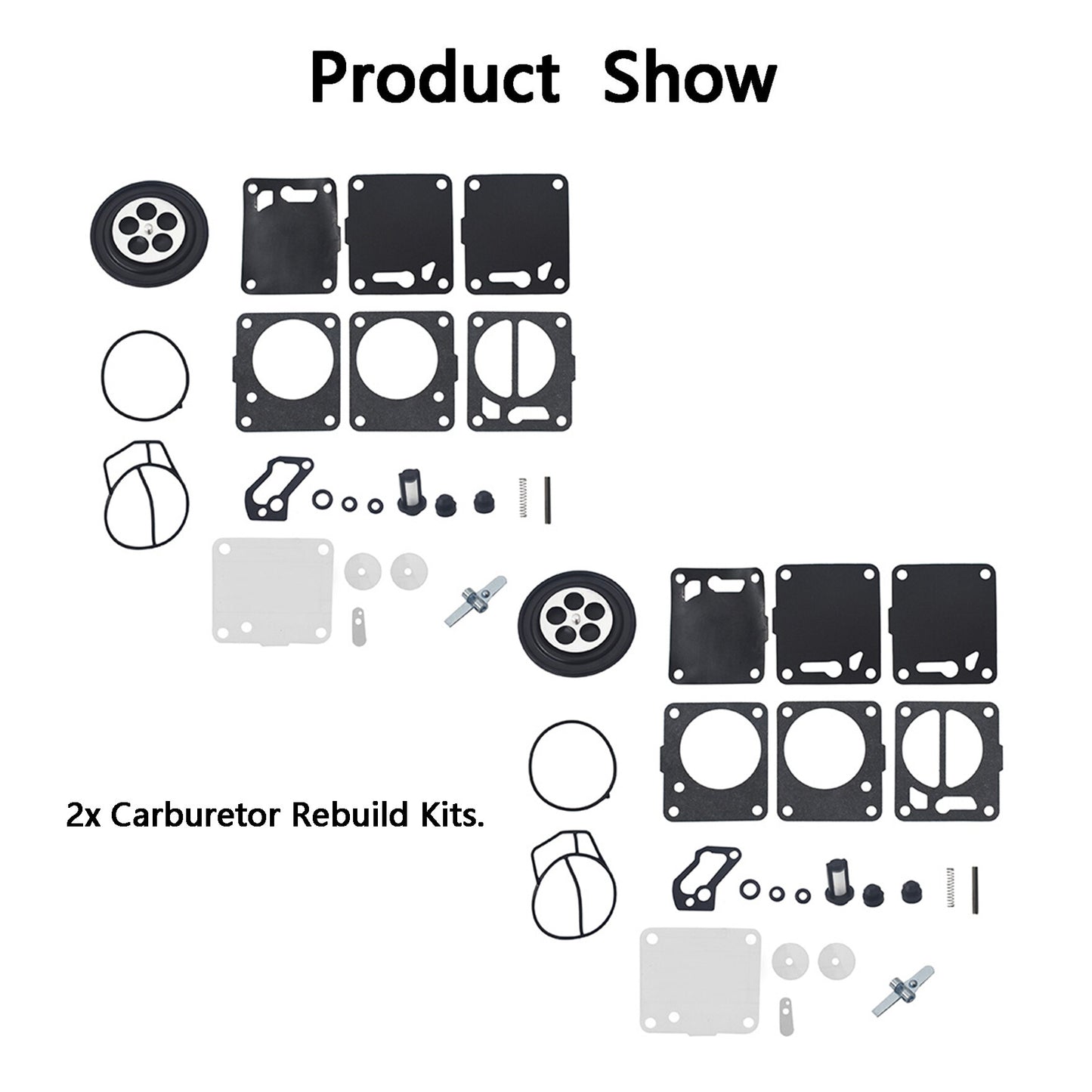 2pcs Carburetor Rebuild Kits Replacement for Yamaha Polaris Seadoo 650 717 720 787 800 SP GS GTX HX XP SP Carb