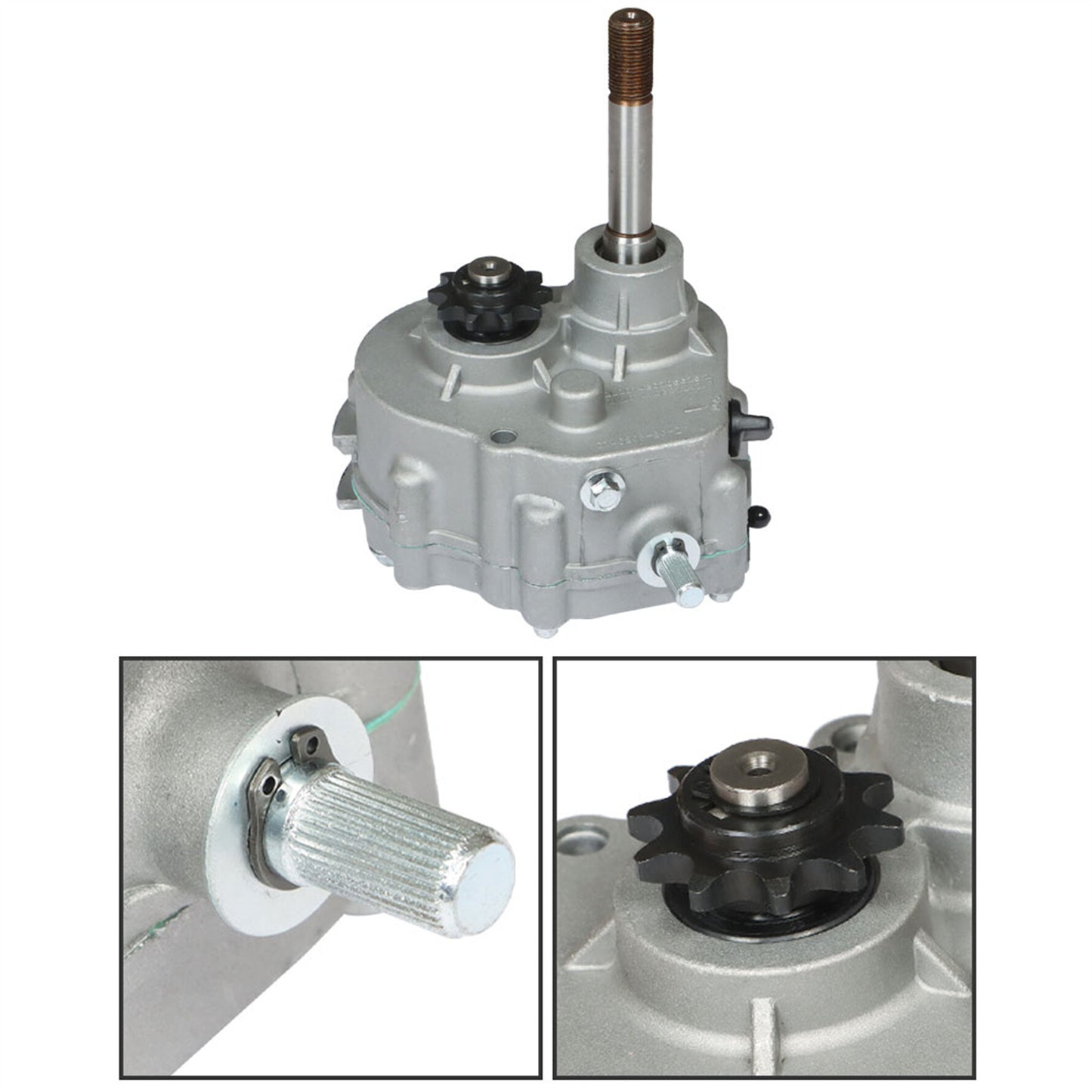 Go Kart Forward Reverse Gearbox Replacement for 2HP-13HP Engine Local 10T #40 41 and 12T #35 TAV30 Series, 3 Shift Modes 2300 RPM