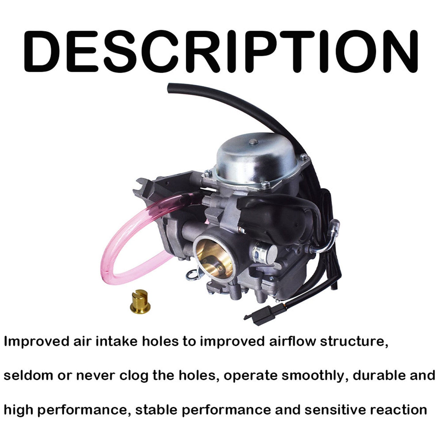 New Carburetor Replacement Fit for Arctic Cat ATV 350 366 400 2008-2017 Carb