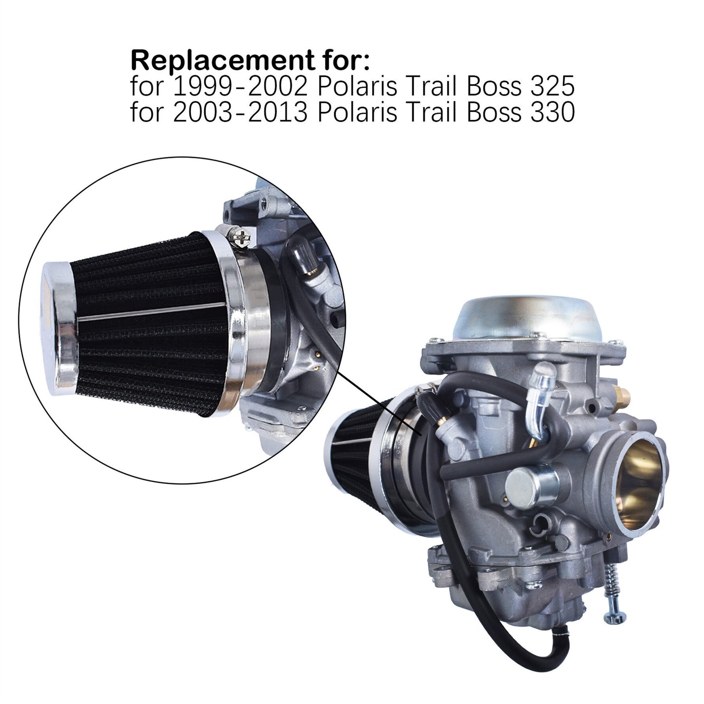 Carburetor Carb Fit for 1999-2002 Polaris Trail Boss 325 / 2003-2013 Polaris Trail Boss 330