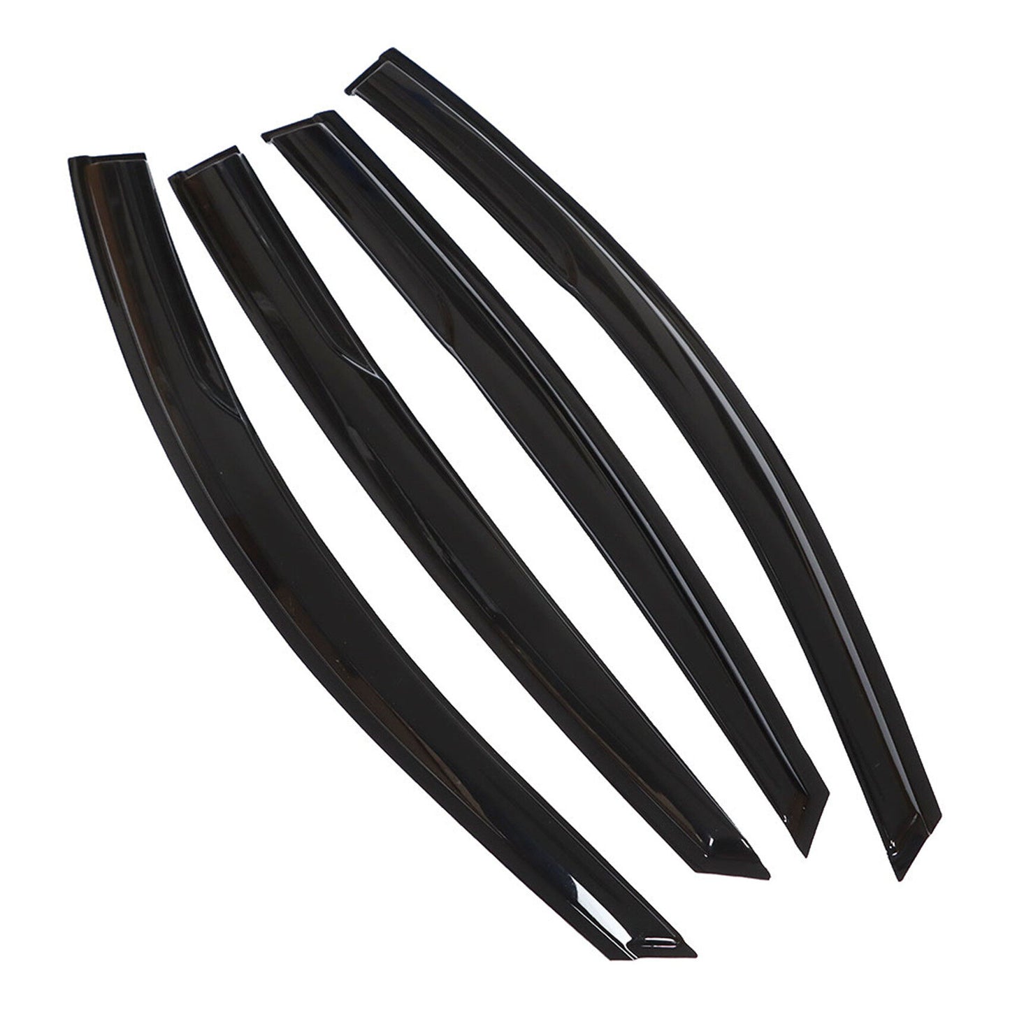 ALL-CARB Window Vent Visors Shade Sun Rain Wind Guards Deflectors Cover Acrylic Replacement for Kia Optima 2011-2015 K5 Model Only Outside 4 Pieces Black