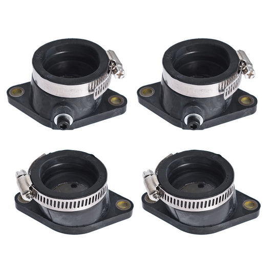 ALL-CARB Right Left Intake Boot Replacement for Suzuki Gs850 G Gl 1980-1983 13110-45100(4 Pcs)