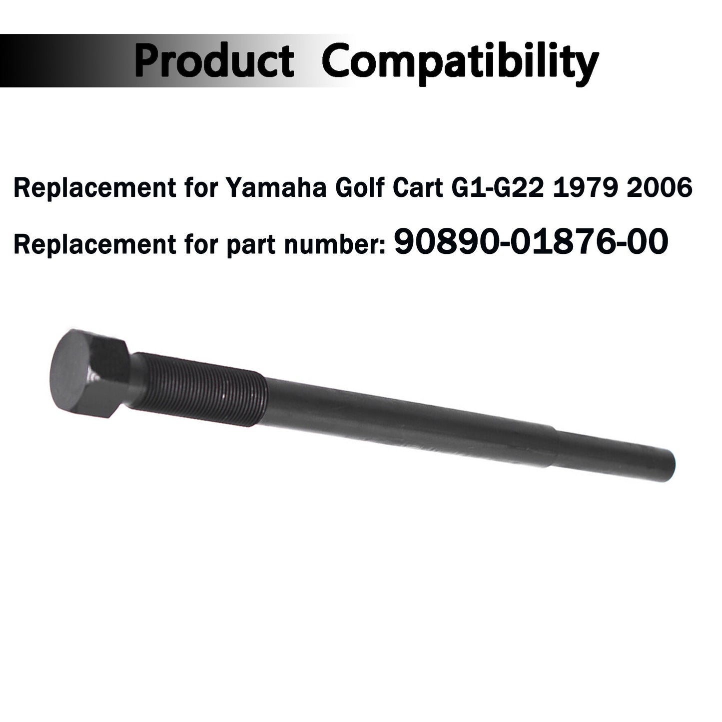 ALL-CARB Metal Clutch Puller Tool Replacement for Yamaha G1 G2 G9 G11 G14 G16 G22 Golf Cart 90890-01876-00 Year 1979-2006