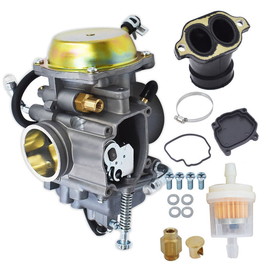 Carburetor with Intake Boot Replacement for Polaris Sportsman 600 2003-2005 Sportsman 700 2002-2006 Sportsman MV7 2005 Carb