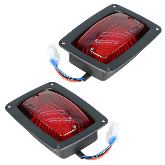 ALL-CARB 2 LED Tail Light 3 Wire Rear Taillights Pair Replacement for DS Club Car Golf Cart