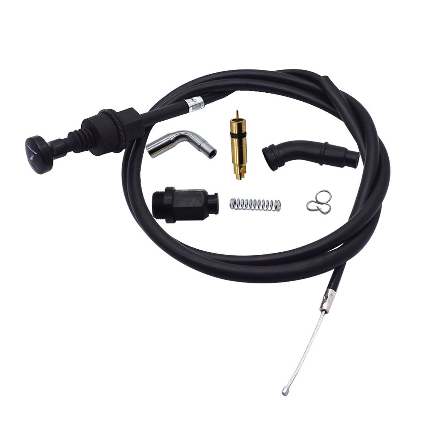 Carburetor Carb Choke Cable and Starter Valve Plunger Kit Fits For Honda Rancher 350 2000-2006