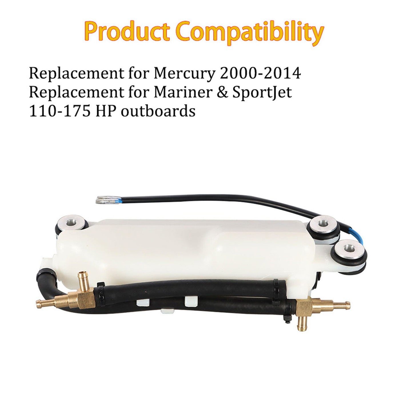 ALL-CARB Oil Reservoir Tank Assembly Replacement for Mercury 110-175 HP 1200-8M0063190 12008M0063190 8M0063190 2000-2014