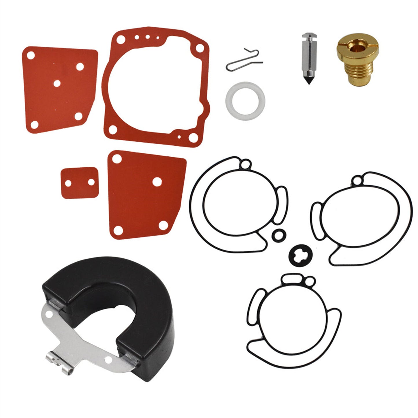 3 x Carburetor Carb Rebuild Repair Kits fit for Johnson Evinrude V6 60 Degree 105 150 175