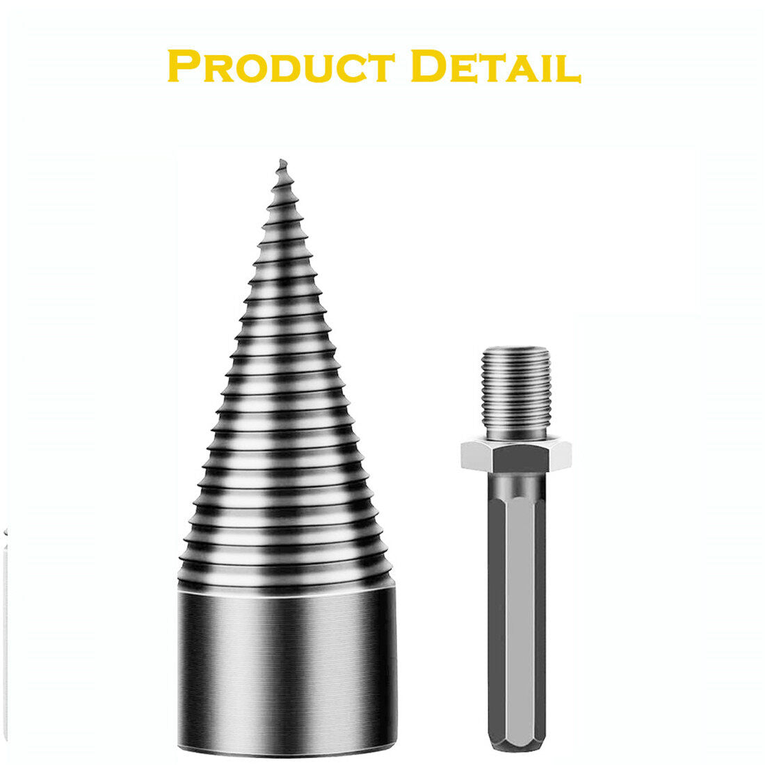 Firewood Log Splitter Drill Bit for Wood Splitter Drill Bits Wood Log Splitter Screw Cone Driver