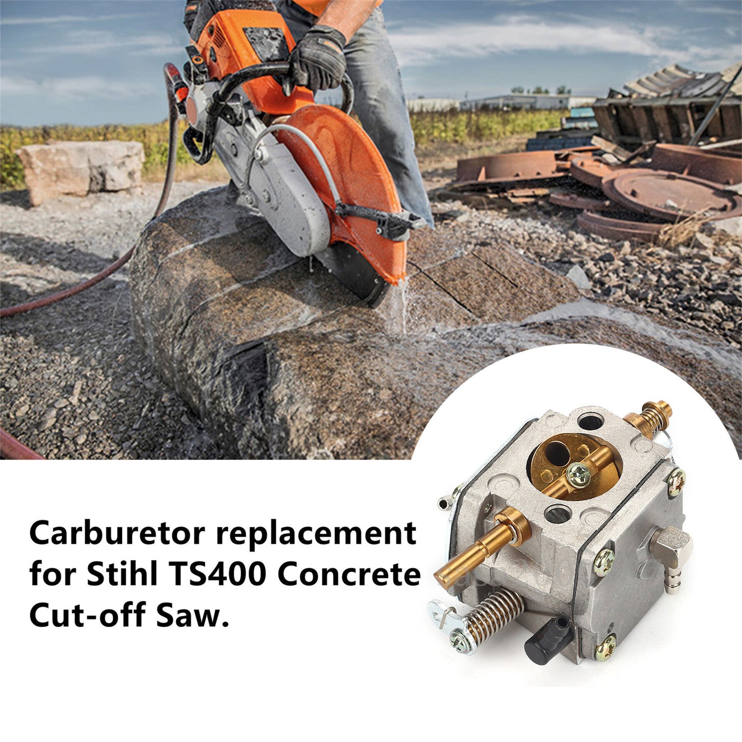 ALL-CARB Carburetor 4223-120-0650 Replacement for Stihl TS400 Cut Off Saws HS-274E 4223 120 0652 4223 120 0600