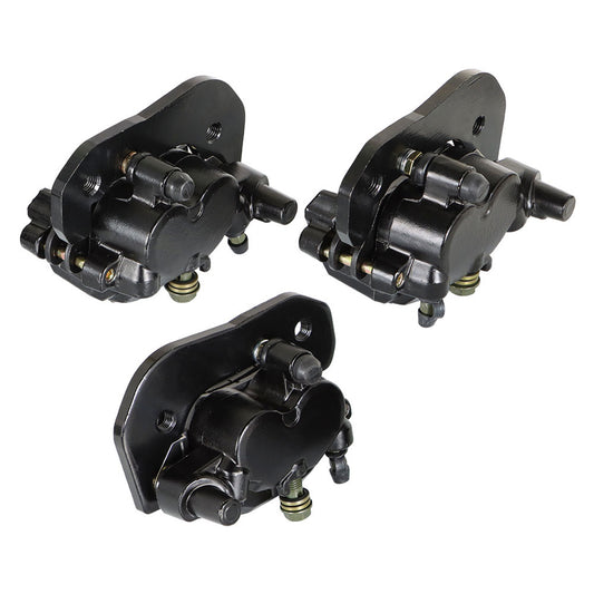 ALL-CARB Front + Rear Brake Calipers Replacement for Can-Am Outlander 450 500 570 1000 4X4 w/Pads