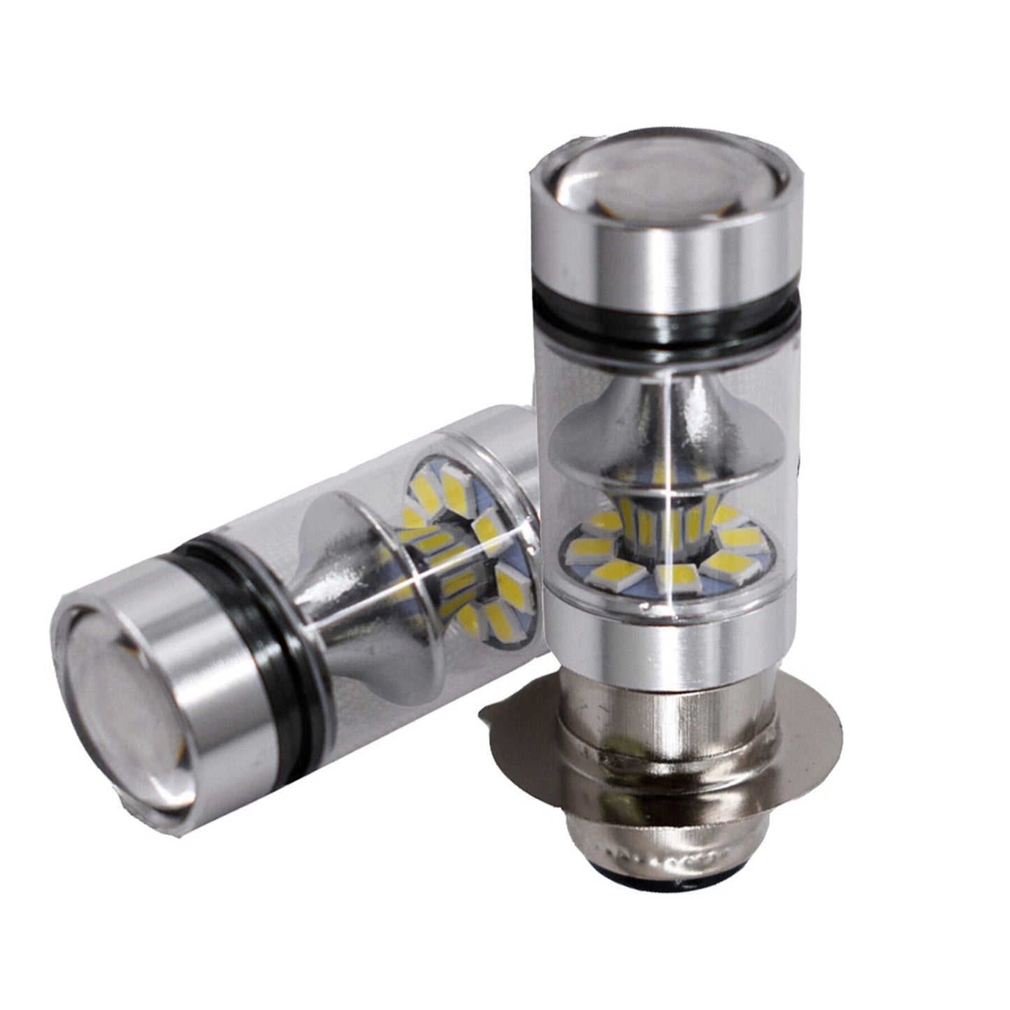 ALL-CARB 100W 2X H6 Super White 6000K LED Bulbs Headlights Replacement for TRX450R 450ER 450