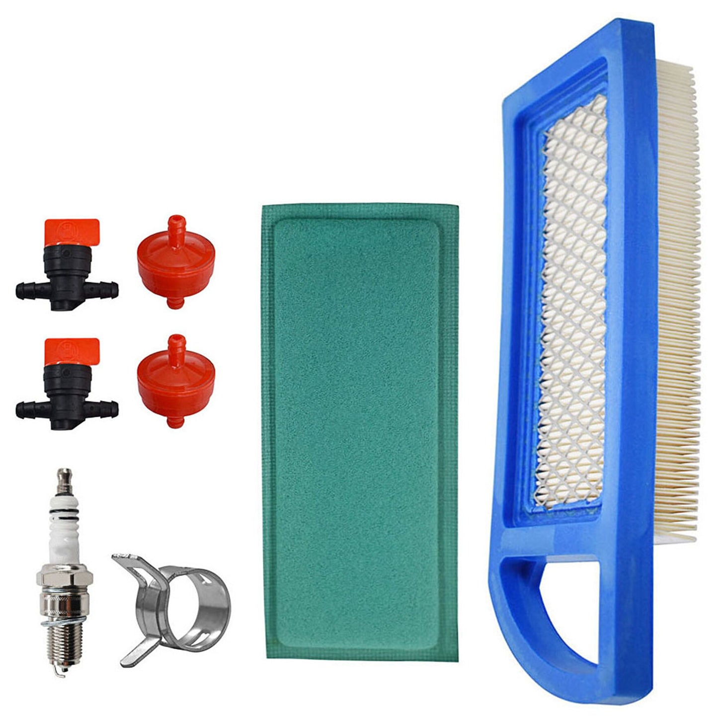 697014 697153 Air Filter Kit Replacement for Briggs & Stratton Replacement for Craftsman Lt1000 Intek 15-18.5 HP