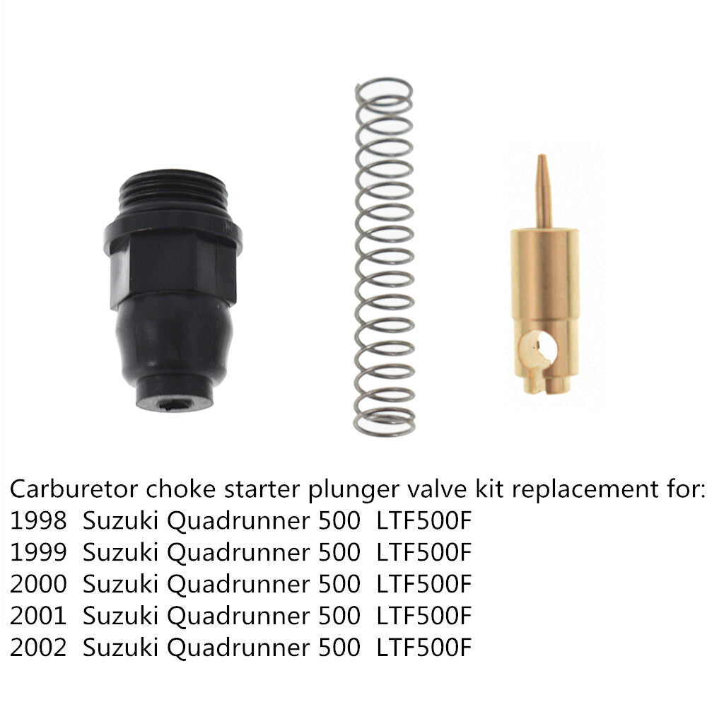 Carburetor Choke Cable Plunger Rebuild Kit Replacement for Suzuki Quadrunner 500 LTF500F 4x4 1998-2002