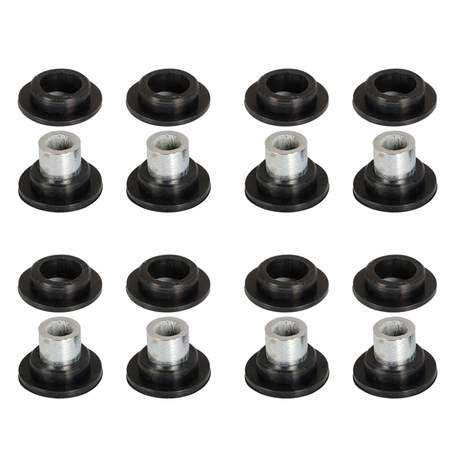 ALL-CARB Top & Bottom Upper Lower Shock Absorber Bushing Pin Kit Replacement for Arctic Cat 250 400 454 500 650 24 Pcs