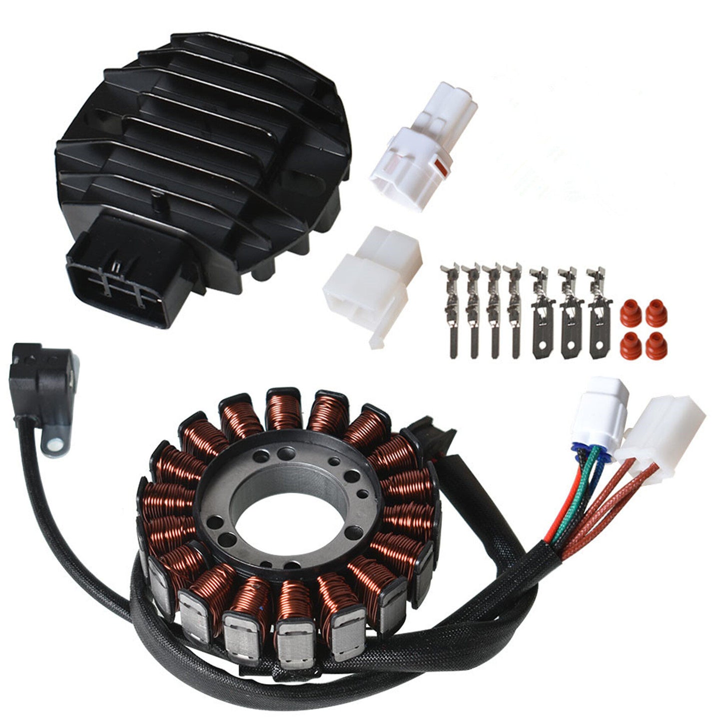 ALL-CARB Stator and Regulator Rectifier Replacement for Suzuki LT-Z400 LTZ400 Quadsport Z400 2003-2008