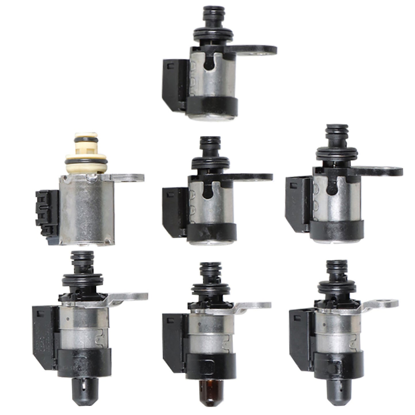 ALL-CARB 7Pcs Transmission Solenoid RE5R05A Replacement for Nissan Infiniti Hyundai Datsun 2003-2011 31941-1FX02,63431A-U