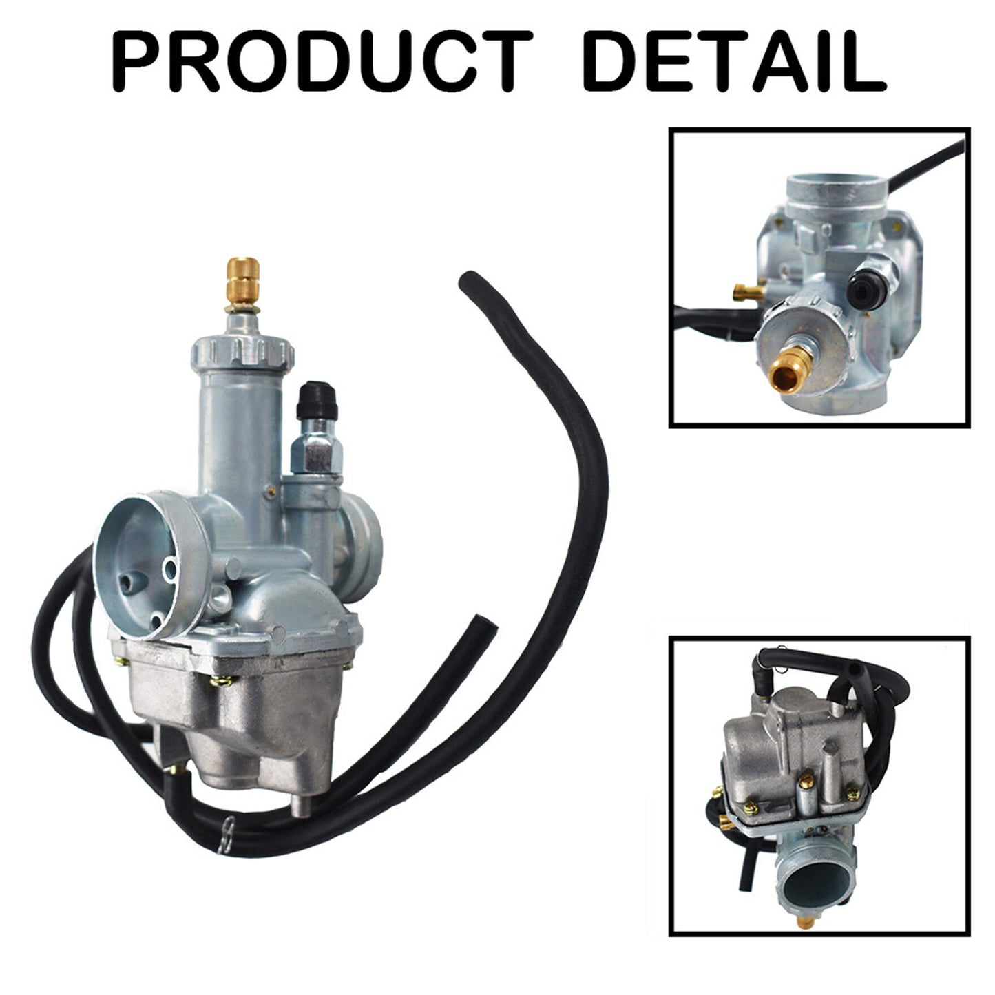 Carburetor Carb with Throttle Cable Fit for Kawasaki Bayou 220 1988-1998 Bayou 250 2003-2011