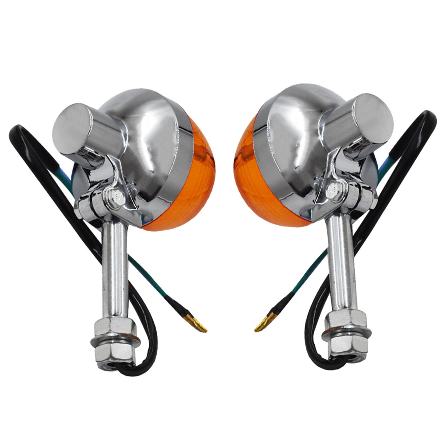 ALL-CARB 2 Pcs Motorcycle Turn Signal Light Lamp 12mm 12V Replacement for Honda C70 CT70 CT90 XL100 CB350 CM400 CB450 CB750