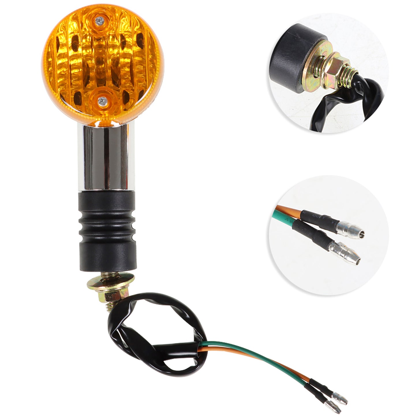 ALL-CARB Rear Turn Signal Blinker Indicator Light Replacement for Honda Suzuki Yamaha