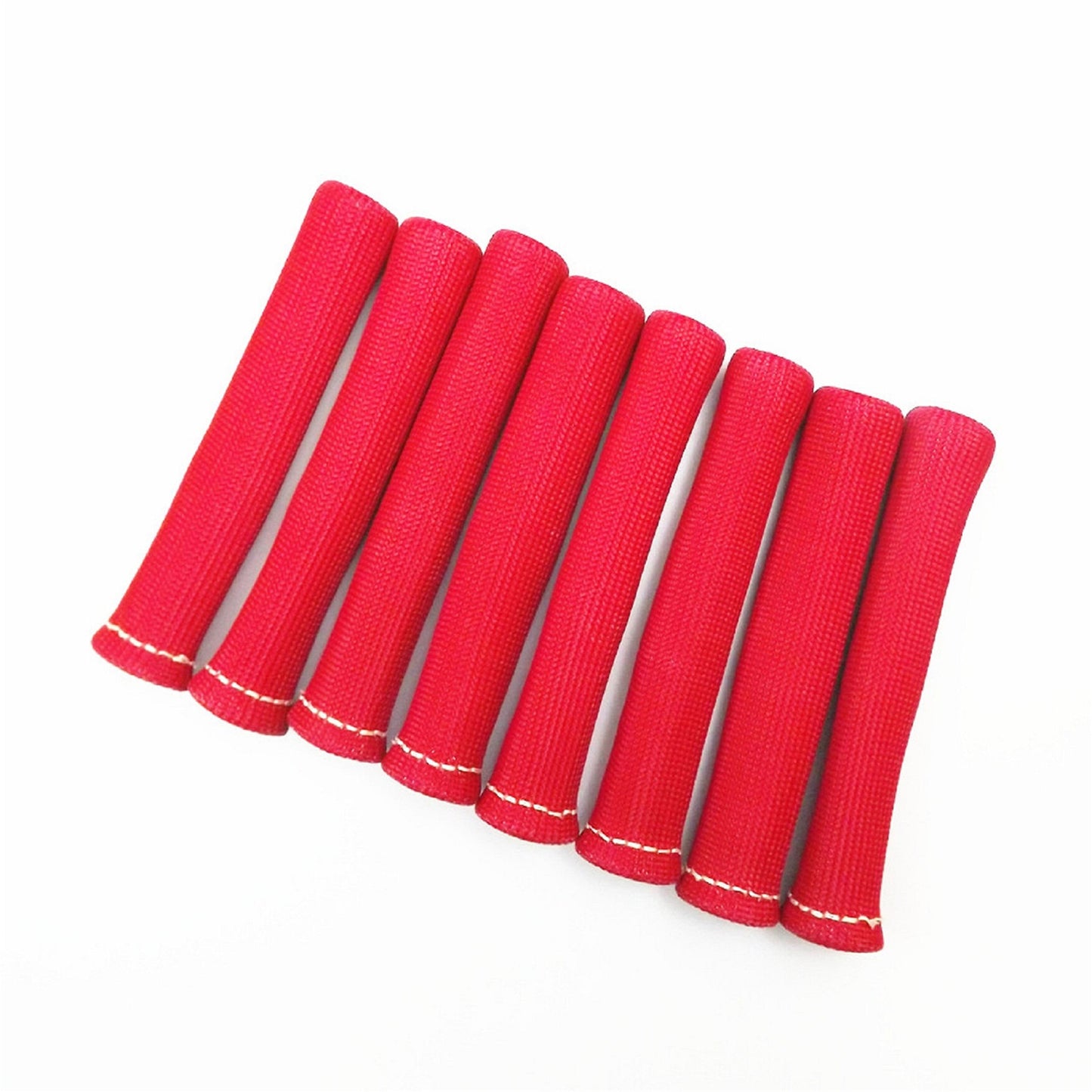 ALL-CARB Red Spark Plug Wire Boots Heat Shield Protector Sleeve 1200° Replacement for SBC BBC 8 Pcs