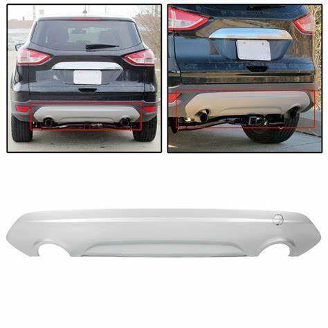ALL-CARB Rear Lower Bumper Cover Silver CJ5Z17K83BA Replacement for 2013 2014 2015 2016 2017 Escape