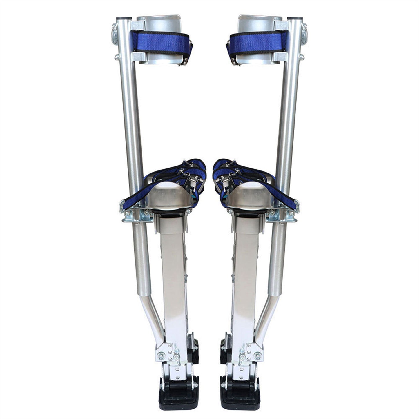 ALL-CARB Drywall Stilts 24 - 40 inch Grade Adjustable Auminum Tool Stilt for Painting or Cleaning - Silver