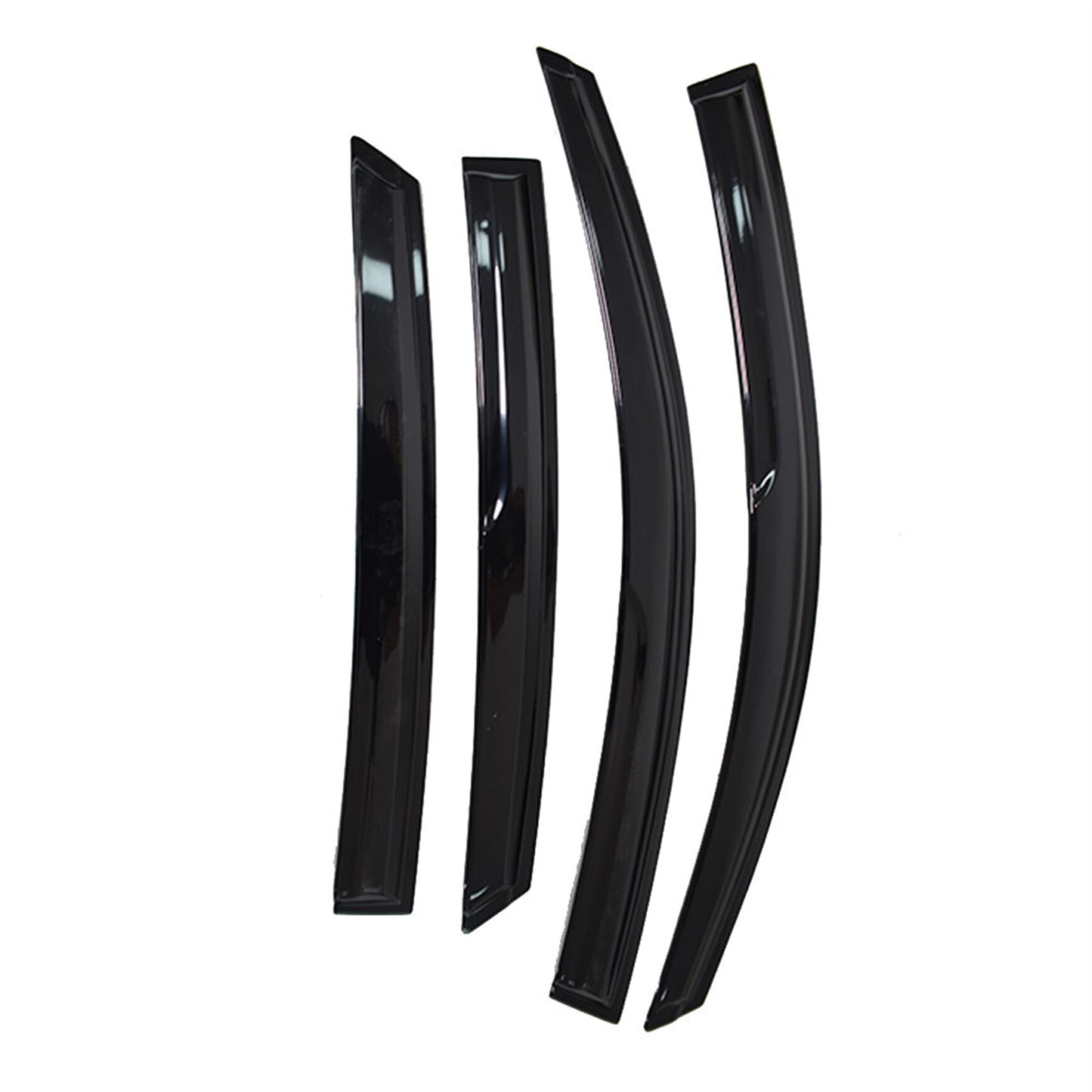 ALL-CARB Window Vent Visors Shade Sun Rain Wind Guards Deflectors Cover Acrylic Replacement for Honda Civic Sedan 2016-2020 Outside 4 Pieces Black