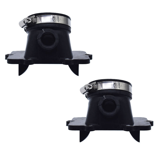 ALL-CARB 2-Pack Rubber Carburetor Flange Carb Socket Intake Boots Replacement for Ski-Doo 500SS 420867887 420867885