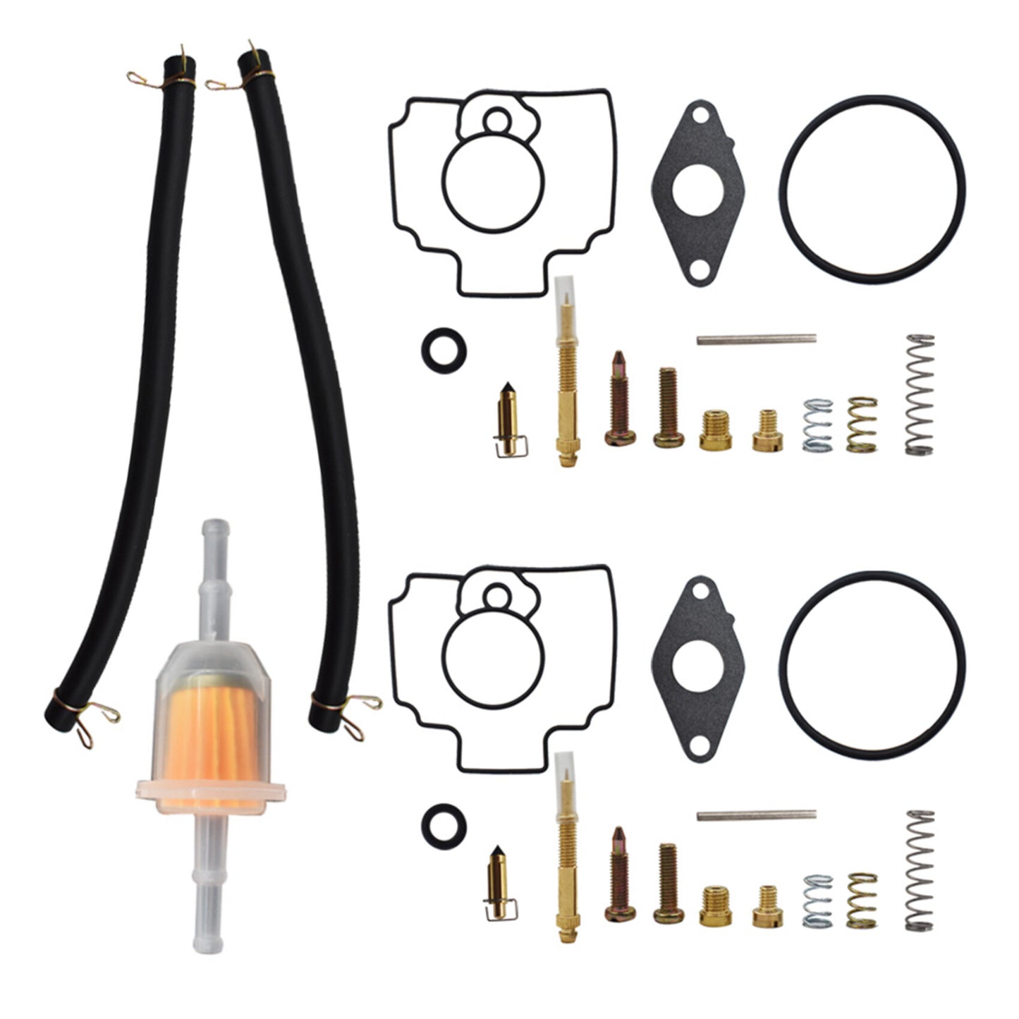 New Carburetor Rebuild Kit Fit for John Deere Mower 345 425 445 - FD620 FD620D Carb MIA11386 MIA12362 AM118872