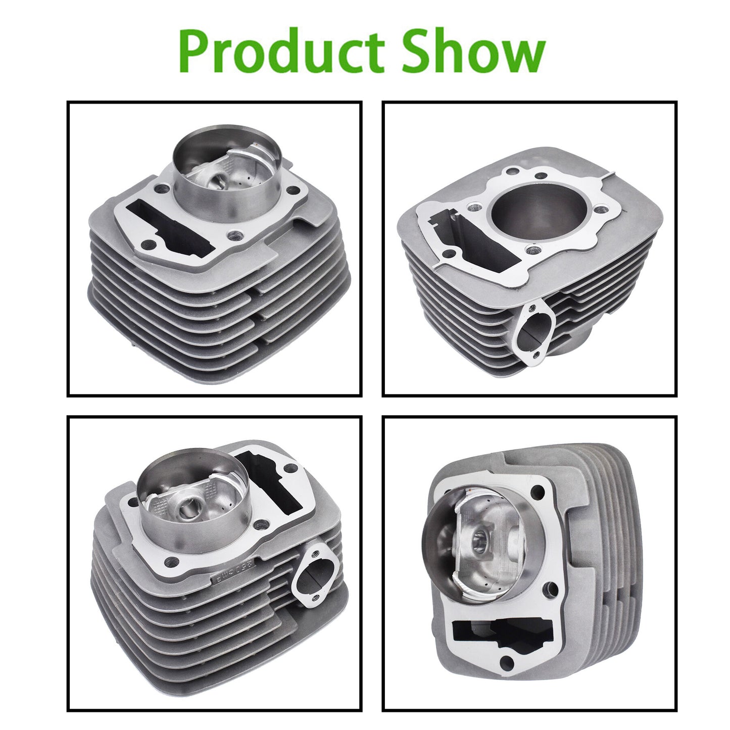 ALL-CARB Cylinder Kit Piston 65.5mm Rings Gaskets 250cc Replacement for Honda 250CM3 ATC200 ARC XL200