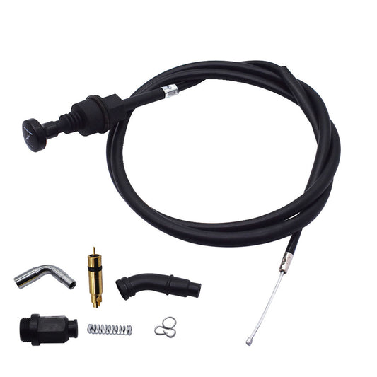 Carburetor Carb Choke Cable and Starter Valve Plunger Kit Fits For Honda Rancher 350 2000-2006