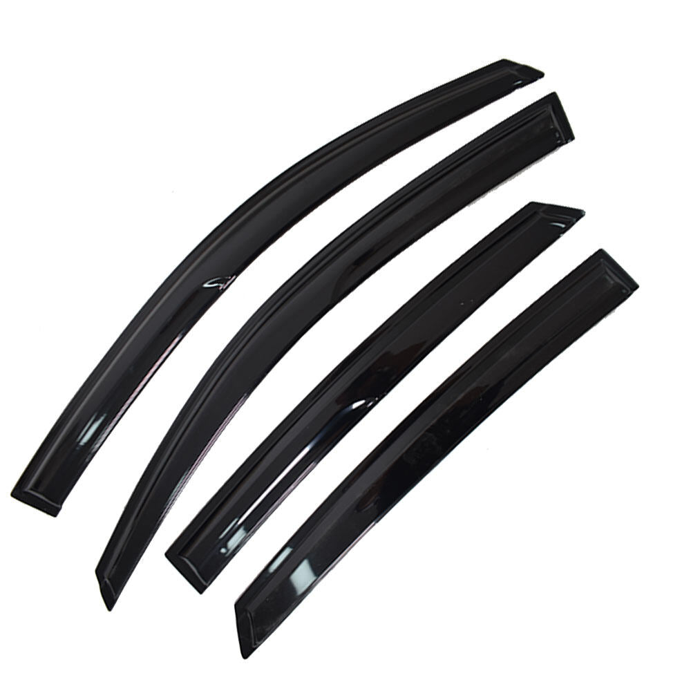 ALL-CARB Window Vent Visors Shade Sun Rain Wind Guards Deflectors Cover Acrylic Replacement for Honda Civic Sedan 2016-2020 Outside 4 Pieces Black