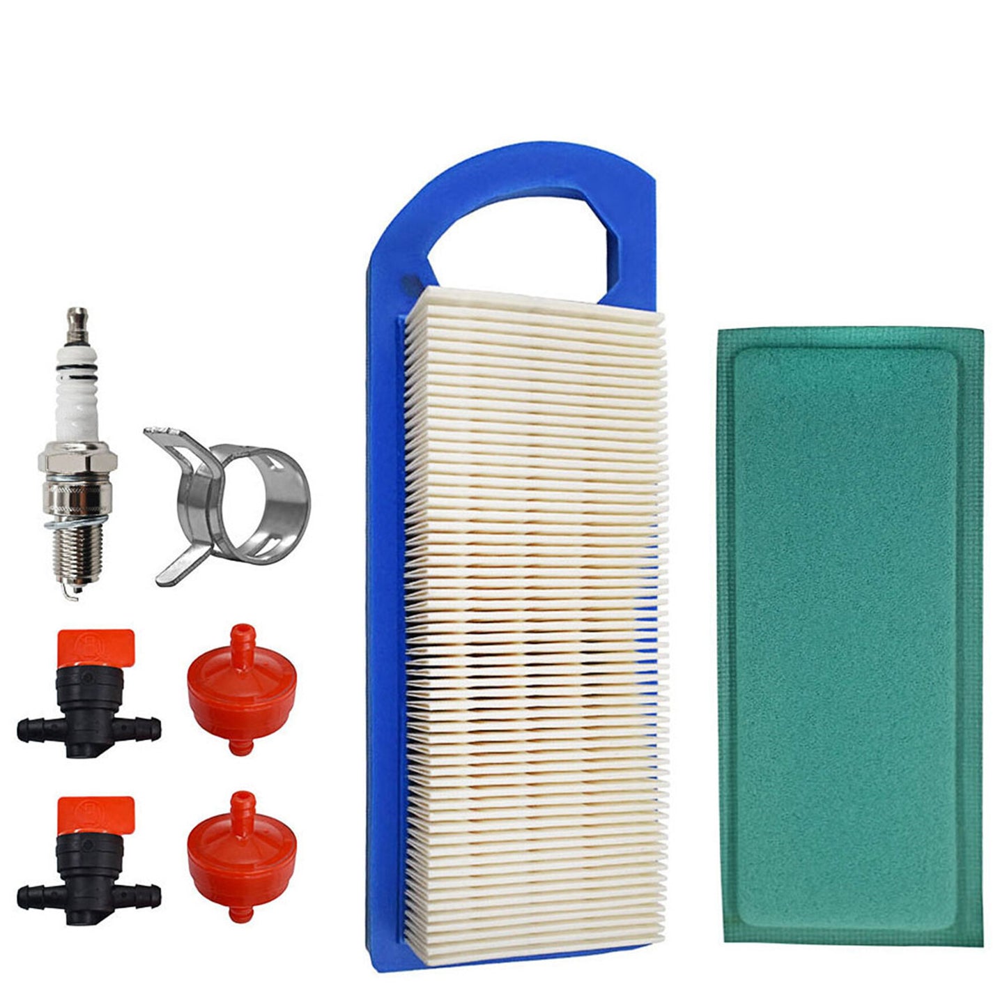 697014 697153 Air Filter Kit Replacement for Briggs & Stratton Replacement for Craftsman Lt1000 Intek 15-18.5 HP