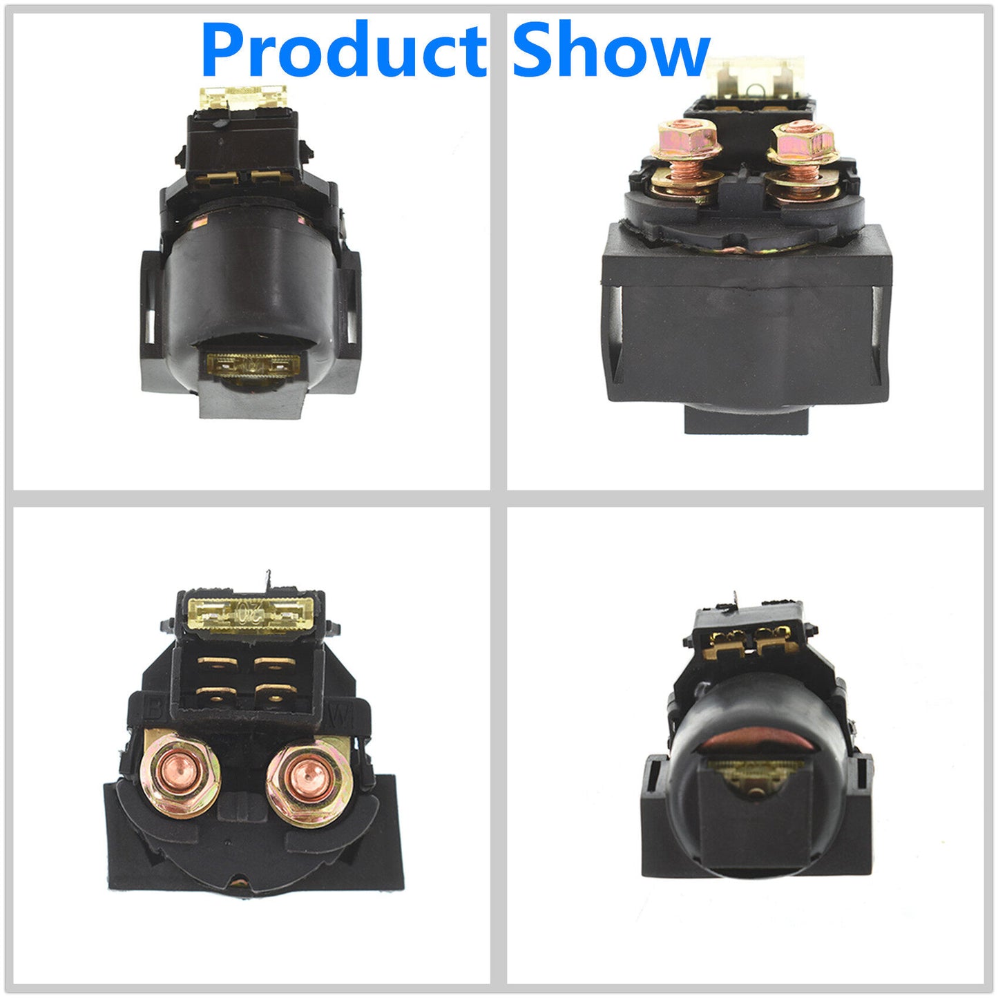 ALL-CARB Starter & Relay Solenoid Replacement for Kawasaki Bayou 220 KLF220 1988-2002 21163-1130 21163-1253 21163-1266