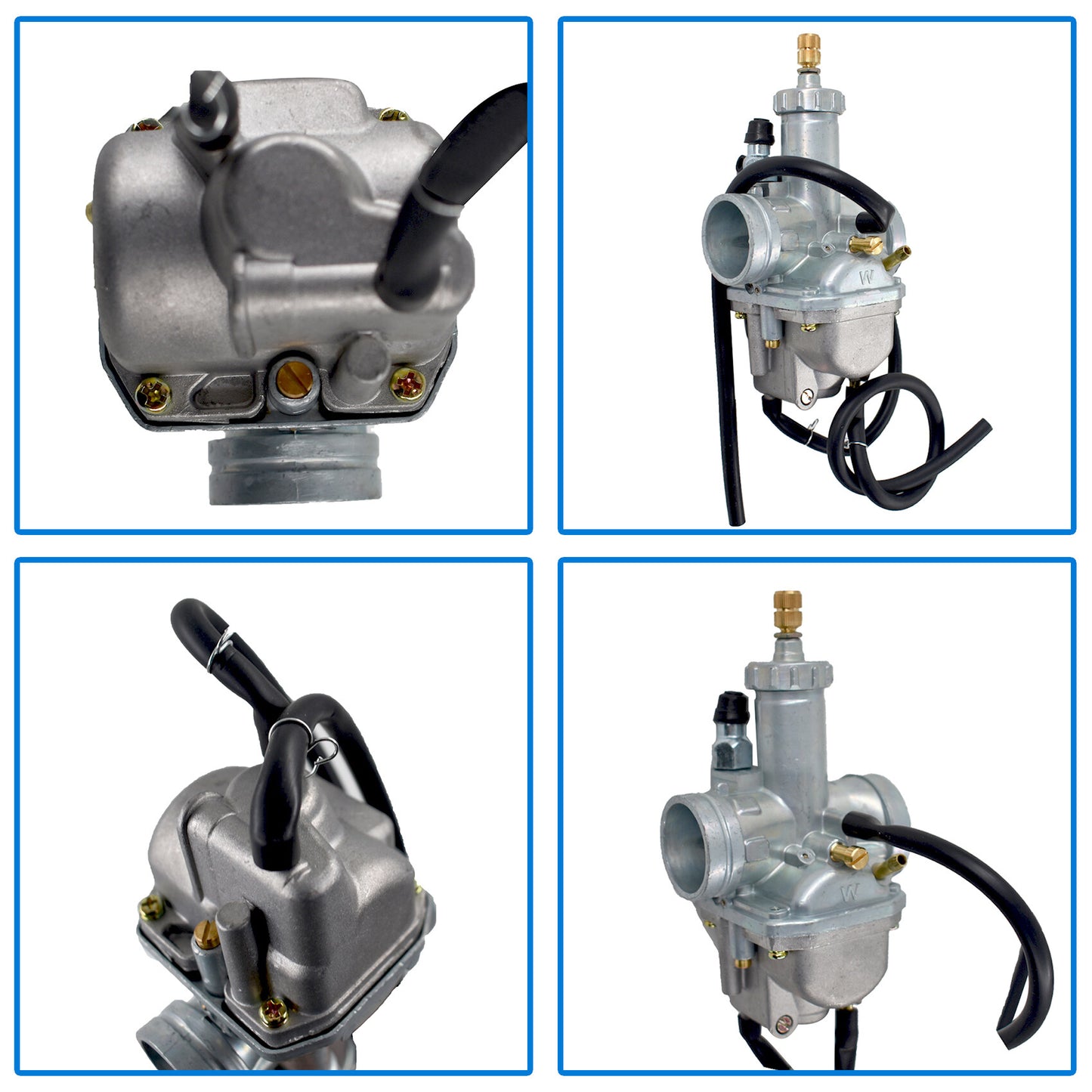 Carburetor Carb with Inline Fuel Filter Fit for 2003-2011 Kawasaki Bayou 250 KLF250A