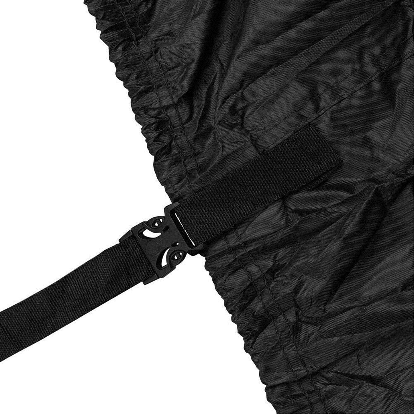 17-19FT Heavy Duty 210D Boat Cover Trailerable Boat Cover Replacement for V-Hull Tri-Hull Runabout Boat Cover Black 95" Width