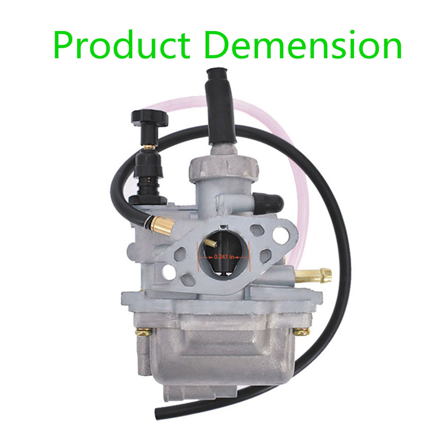 ALL-CARB Carburetor Replacement for Suzuki Quadsport80 LT-80 1987-2006 with Intake Boot Rubber Cleaner & Ignition Coil