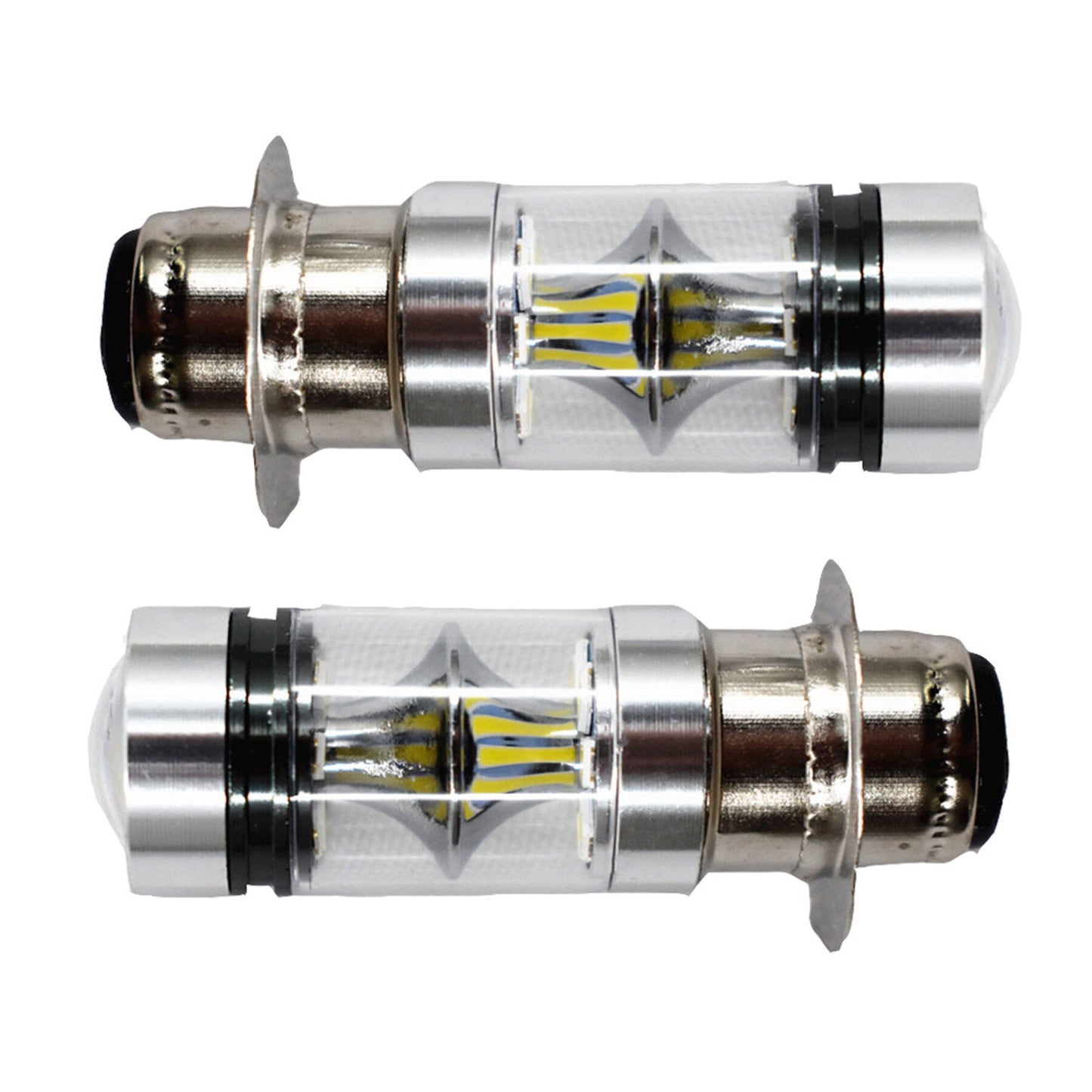 ALL-CARB 100W 2X H6 Super White 6000K LED Bulbs Headlights Replacement for TRX450R 450ER 450